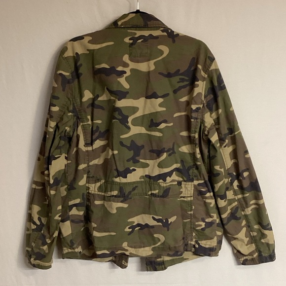 GAP Men's Green Camouflage Field Shirt Jacket Size Large - Picture 5 of 10